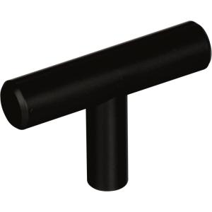 Amerock | Cabinet Knob | Stainless Steel | 1-15/16 inch (49 mm) Length | Bar Pulls | 1 Pack | Drawer Knob | Cabinet Hardware(Black Bronze)