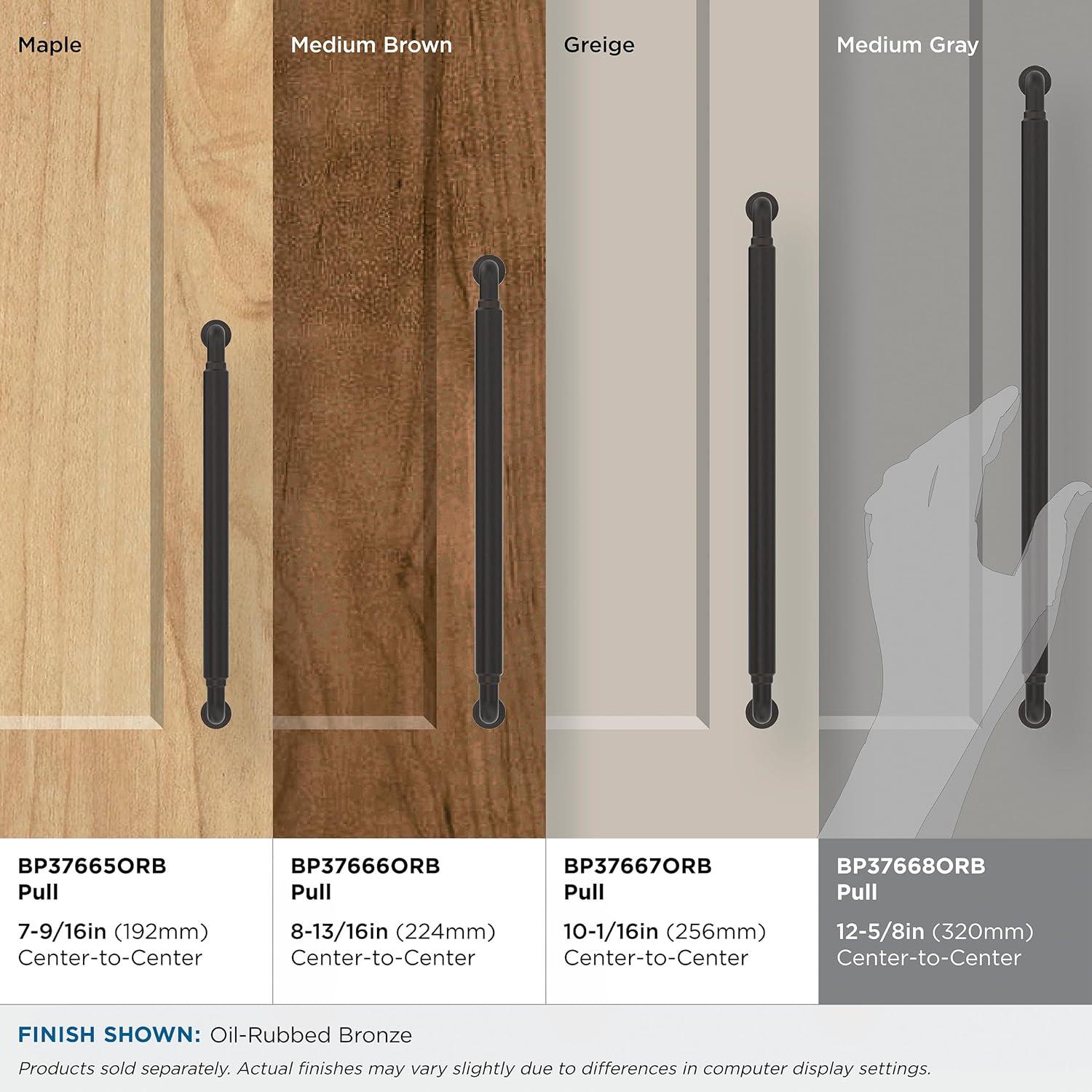 image:imageAmerock Coble 81316 inch 224mm CentertoCenter Matte Black Cabinet Pull BP37666MBOil Rubbed Bronze