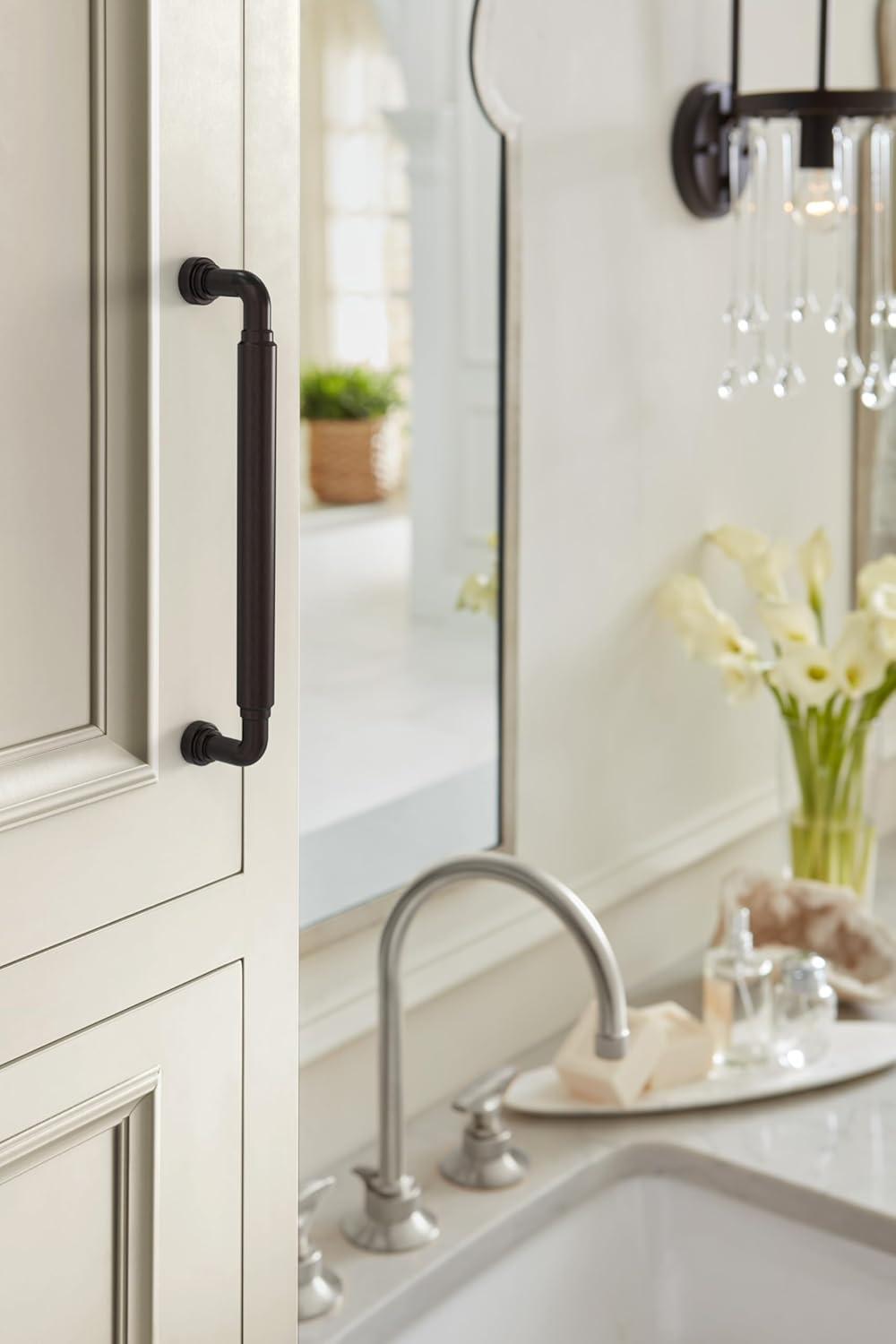 image:imageAmerock Coble 81316 inch 224mm CentertoCenter Matte Black Cabinet Pull BP37666MBOil Rubbed Bronze