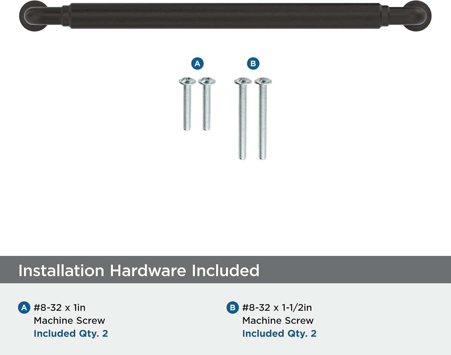 image:imageAmerock Coble 81316 inch 224mm CentertoCenter Matte Black Cabinet Pull BP37666MBOil Rubbed Bronze