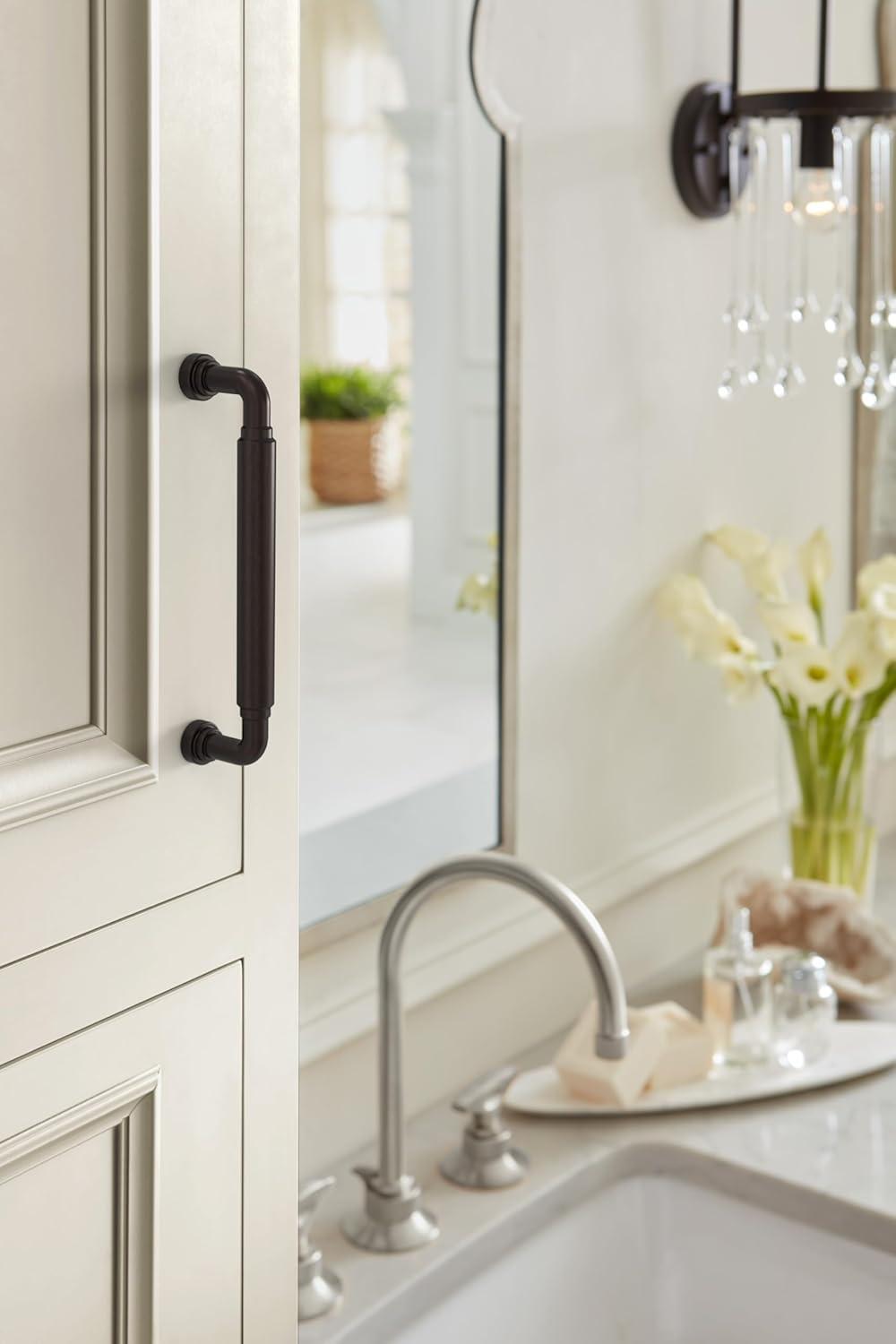 image:imageAmerock Coble 81316 inch 224mm CentertoCenter Matte Black Cabinet Pull BP37666MBOil Rubbed Bronze