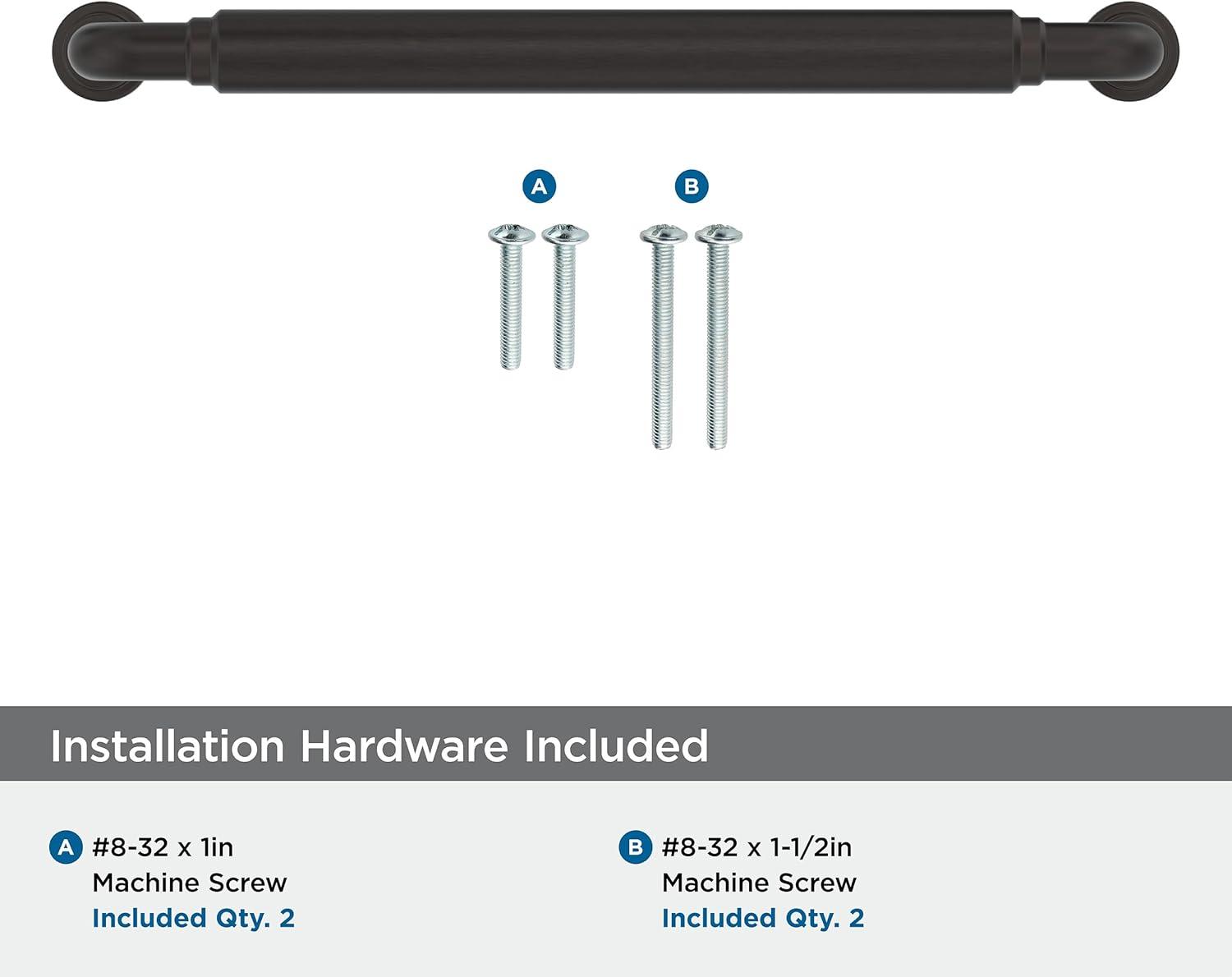 image:imageAmerock Coble 81316 inch 224mm CentertoCenter Matte Black Cabinet Pull BP37666MBOil Rubbed Bronze