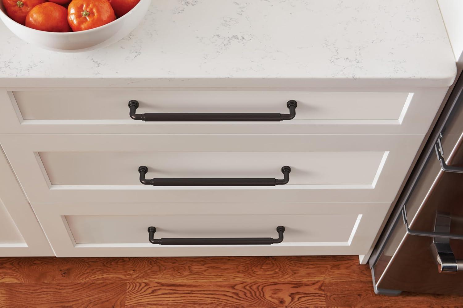 image:imageAmerock Coble 81316 inch 224mm CentertoCenter Matte Black Cabinet Pull BP37666MBOil Rubbed Bronze