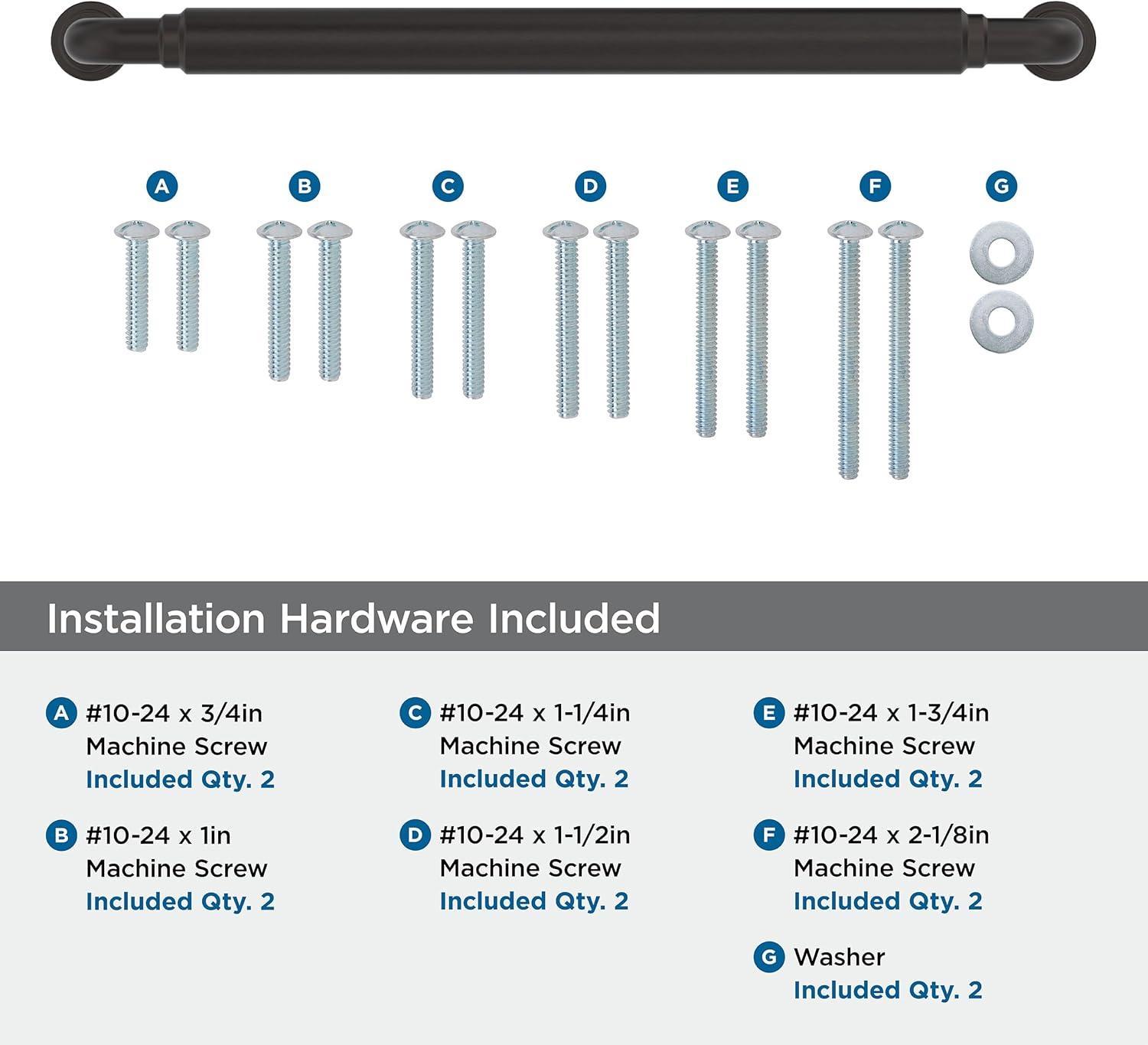 image:imageAmerock Coble 81316 inch 224mm CentertoCenter Matte Black Cabinet Pull BP37666MBOil Rubbed Bronze