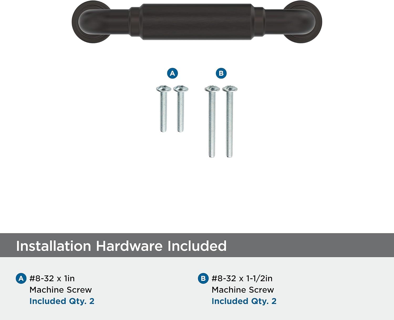 image:imageAmerock Coble 81316 inch 224mm CentertoCenter Matte Black Cabinet Pull BP37666MBOil Rubbed Bronze