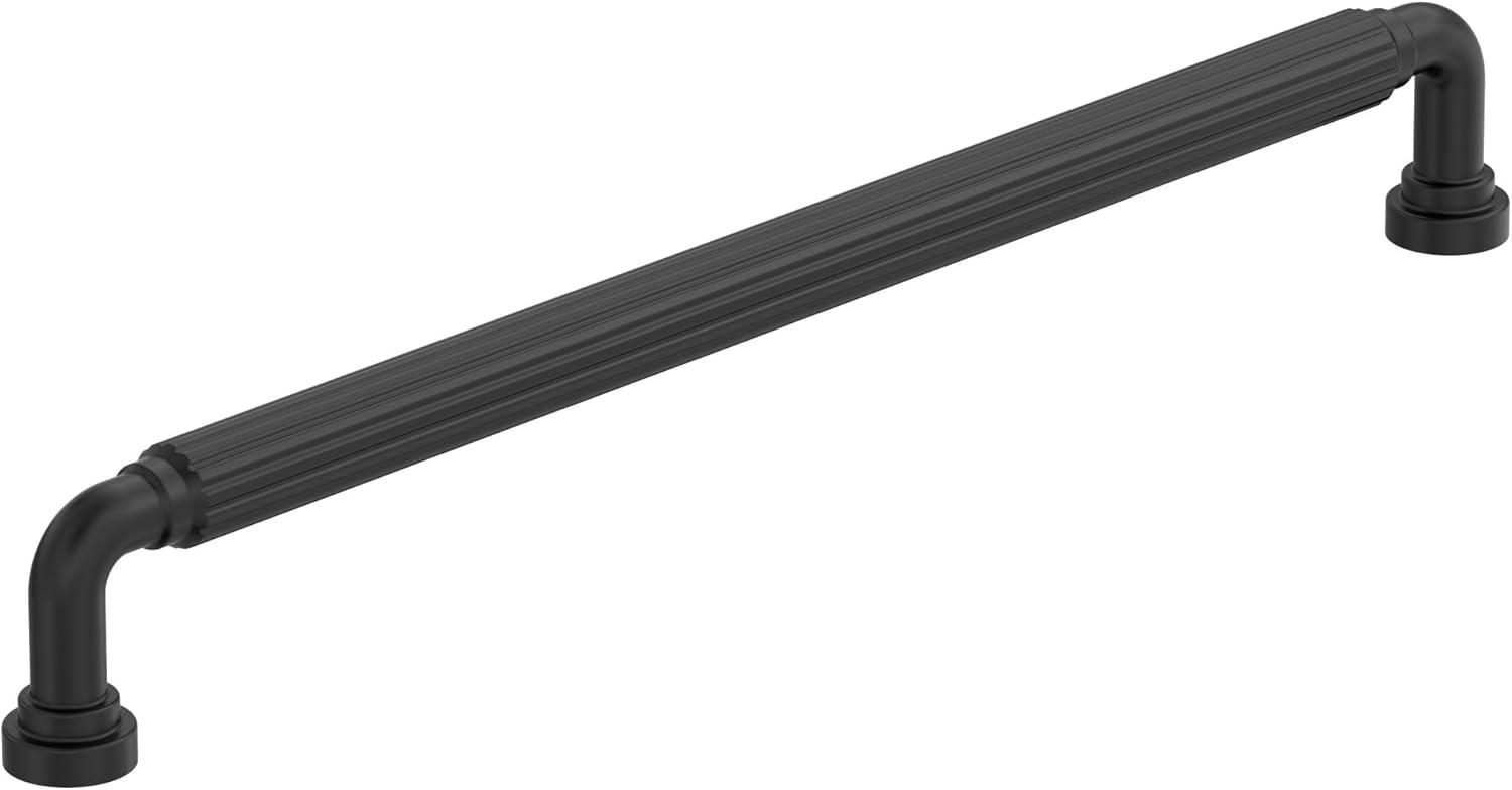 image:imageAmerock Cowrie 81316 inch 224mm CentertoCenter Golden Champagne Cabinet Pull BP37706BBZMatte Black