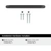 Amerock | Cabinet Pull | Brushed Chrome | 4 inch (102 mm) Center to Center | Everyday Heritage | 1 Pack | Drawer Pull | Drawer Handle | Cabinet Hardware(Matte Black)