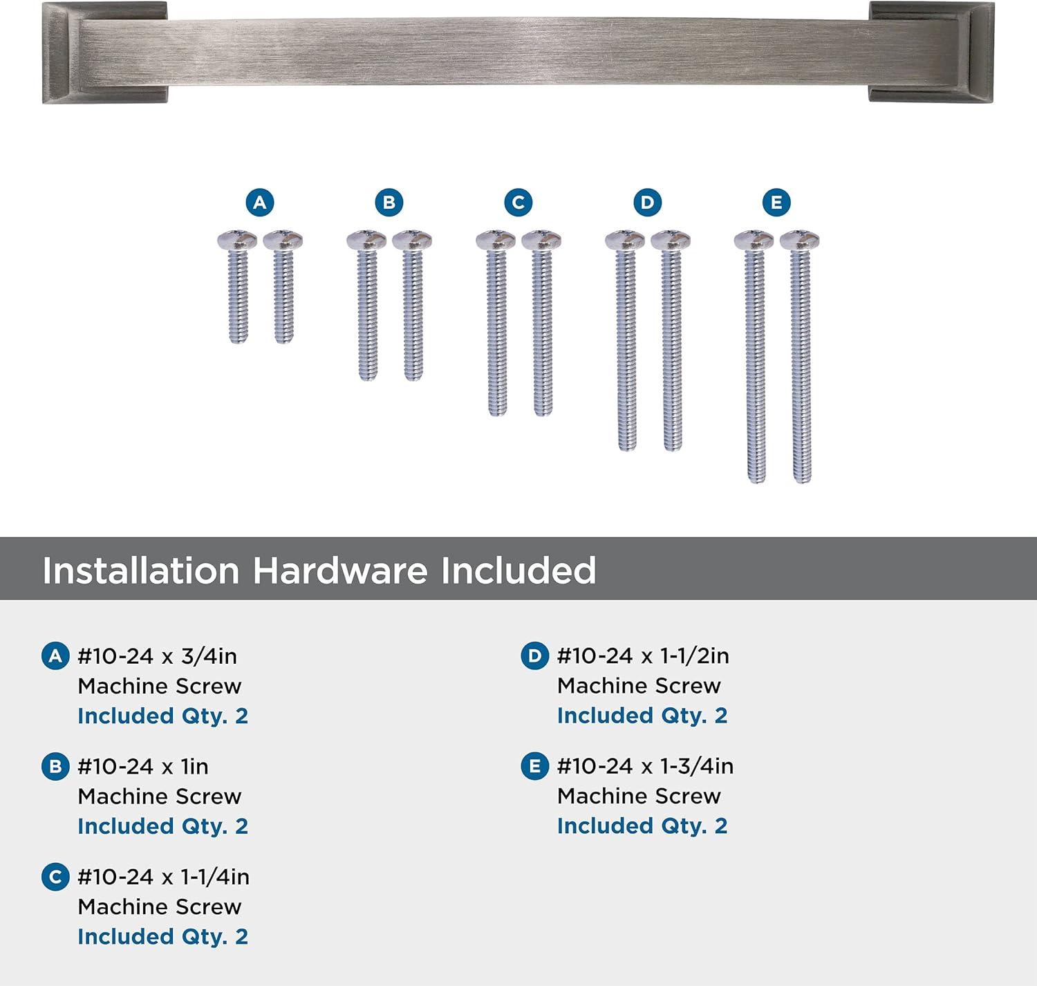 image:imageAmerock Appliance Pull Antique Silver 12 inch 305 mm Center to Center Candler 1 Pack Drawer Pull Drawer Handle Cabinet HardwareAntique Silver