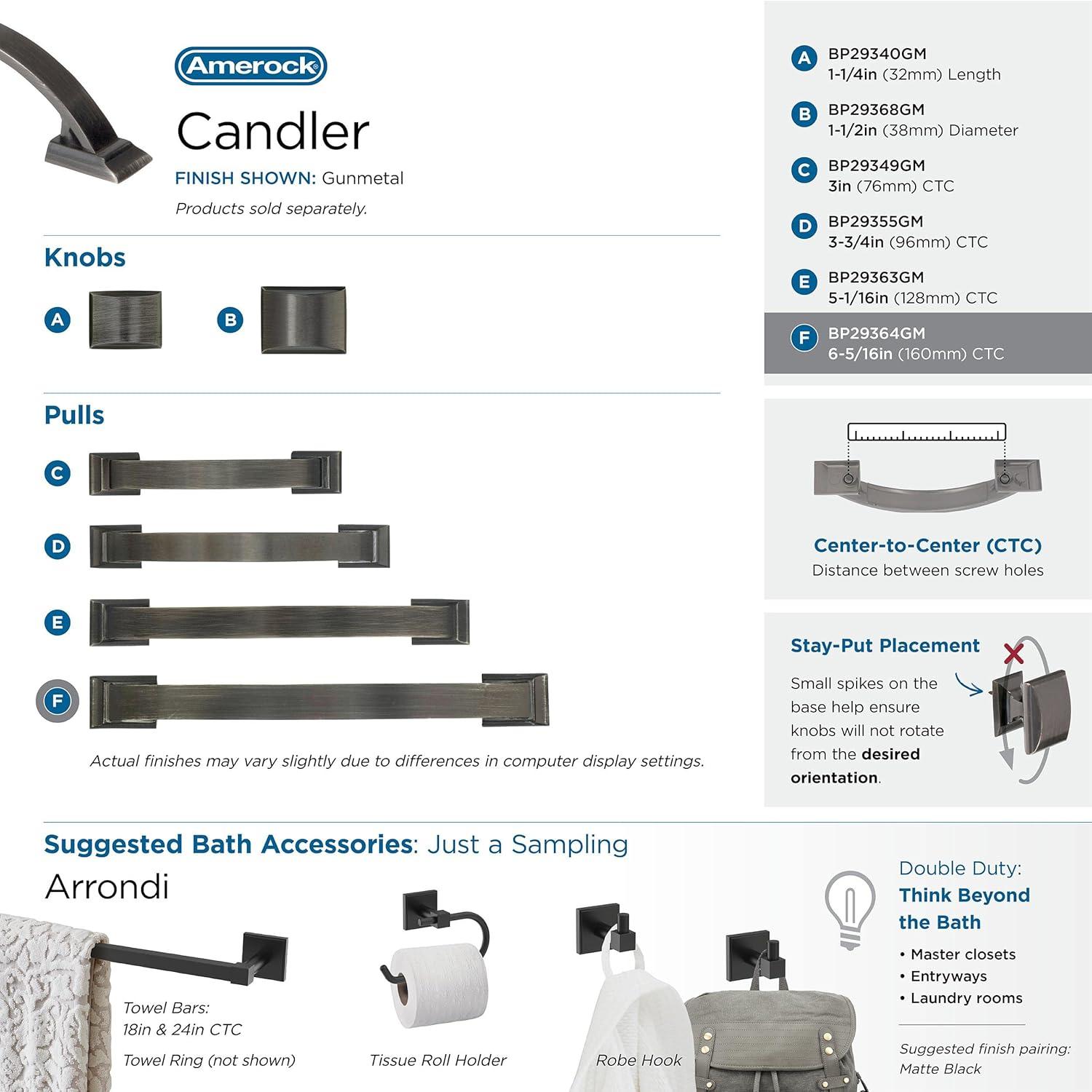 image:imageAmerock Appliance Pull Antique Silver 12 inch 305 mm Center to Center Candler 1 Pack Drawer Pull Drawer Handle Cabinet HardwareGunmetal