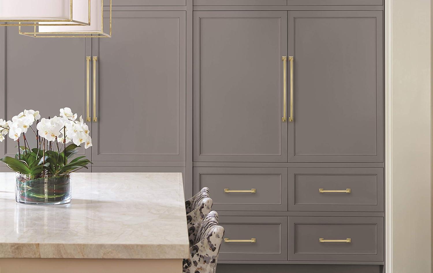 image:imageAmerock Appliance Pull Polished Nickel 12 inch 305 mm Center to Center Mulholland 1 Pack Drawer Pull Drawer Handle Cabinet HardwareGolden Champagne