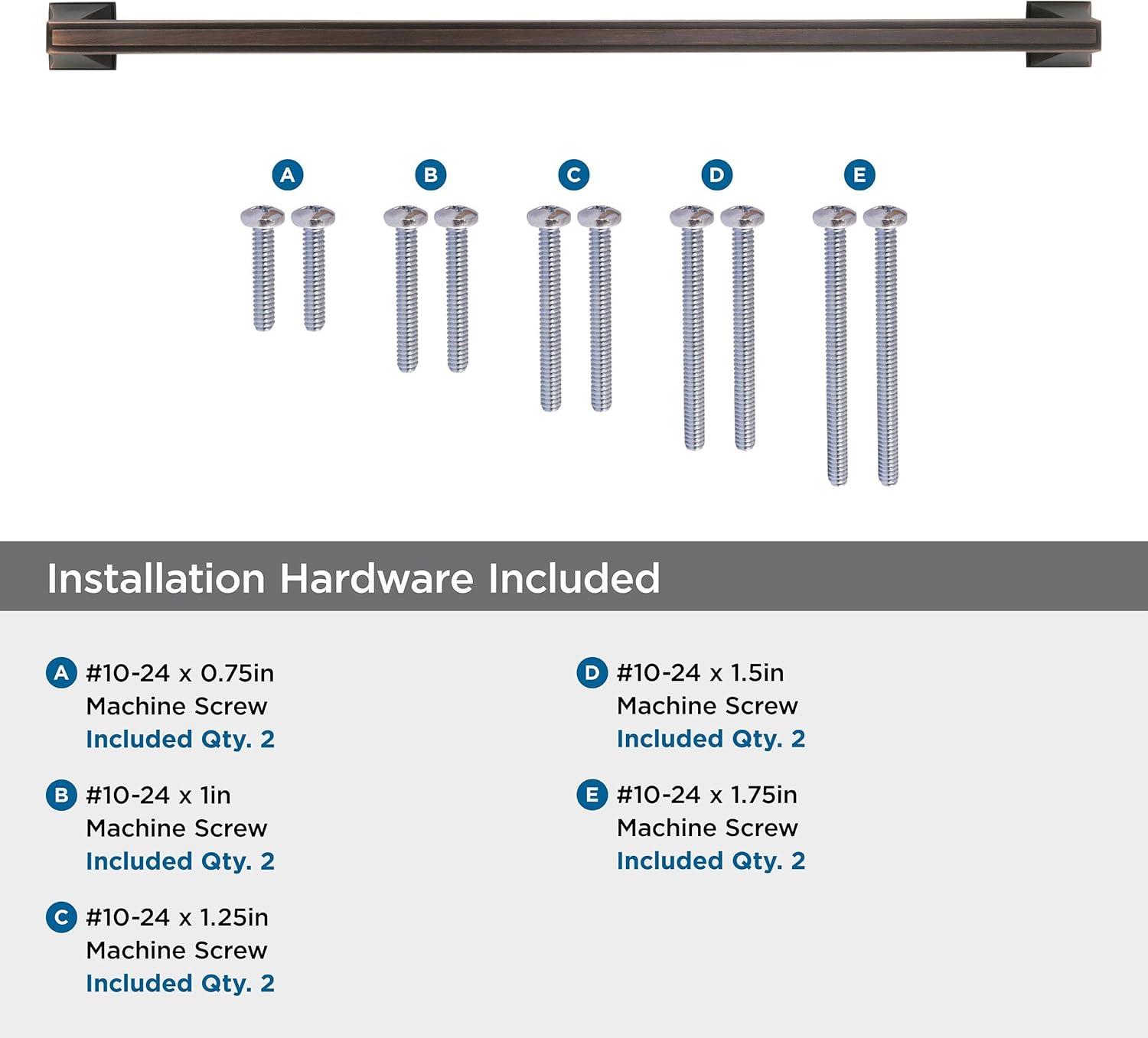 image:imageAmerock Appliance Pull Polished Nickel 12 inch 305 mm Center to Center Mulholland 1 Pack Drawer Pull Drawer Handle Cabinet HardwareOil Rubbed Bronze