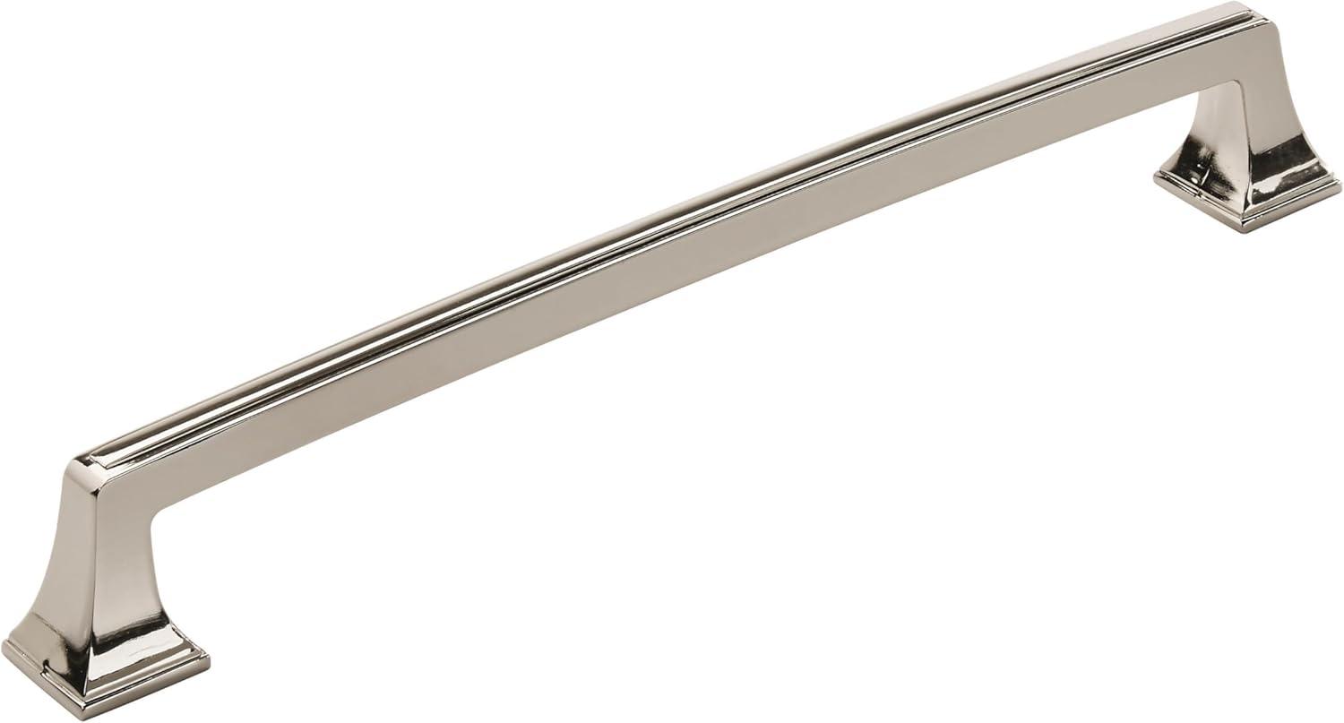 image:imageAmerock Appliance Pull Polished Nickel 12 inch 305 mm Center to Center Mulholland 1 Pack Drawer Pull Drawer Handle Cabinet HardwarePolished Nickel