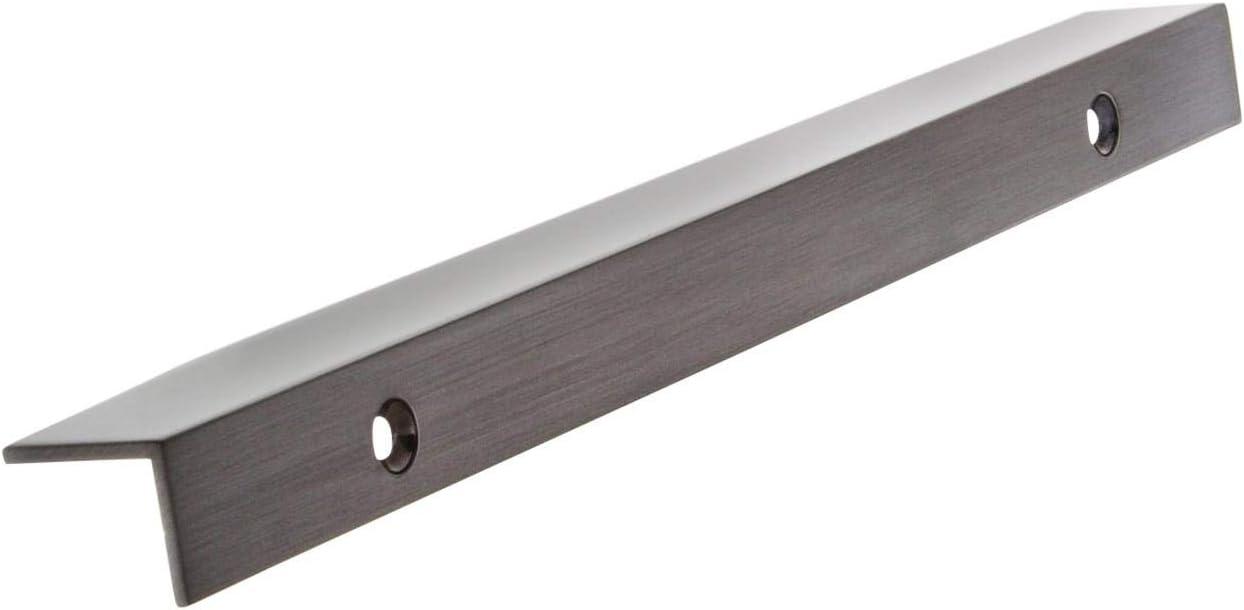 image:imageAmerock Cabinet Edge Pull Polished Chrome 4316 inch 106 mm Center to Center Aloft 1 Pack Drawer Pull Drawer Handle Cabinet HardwareBlack Chrome