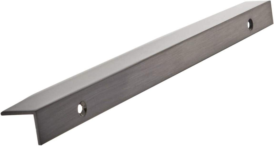 image:imageAmerock Cabinet Edge Pull Polished Chrome 4316 inch 106 mm Center to Center Aloft 1 Pack Drawer Pull Drawer Handle Cabinet HardwareBlack Chrome