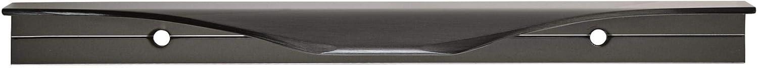 image:imageAmerock Cabinet Edge Pull Polished Chrome 4316 inch 106 mm Center to Center Aloft 1 Pack Drawer Pull Drawer Handle Cabinet HardwareBlack Chrome