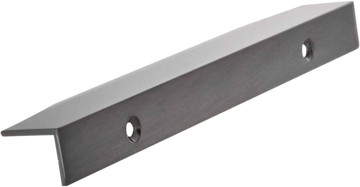 image:imageAmerock Cabinet Edge Pull Polished Chrome 4316 inch 106 mm Center to Center Aloft 1 Pack Drawer Pull Drawer Handle Cabinet HardwareBlack Chrome