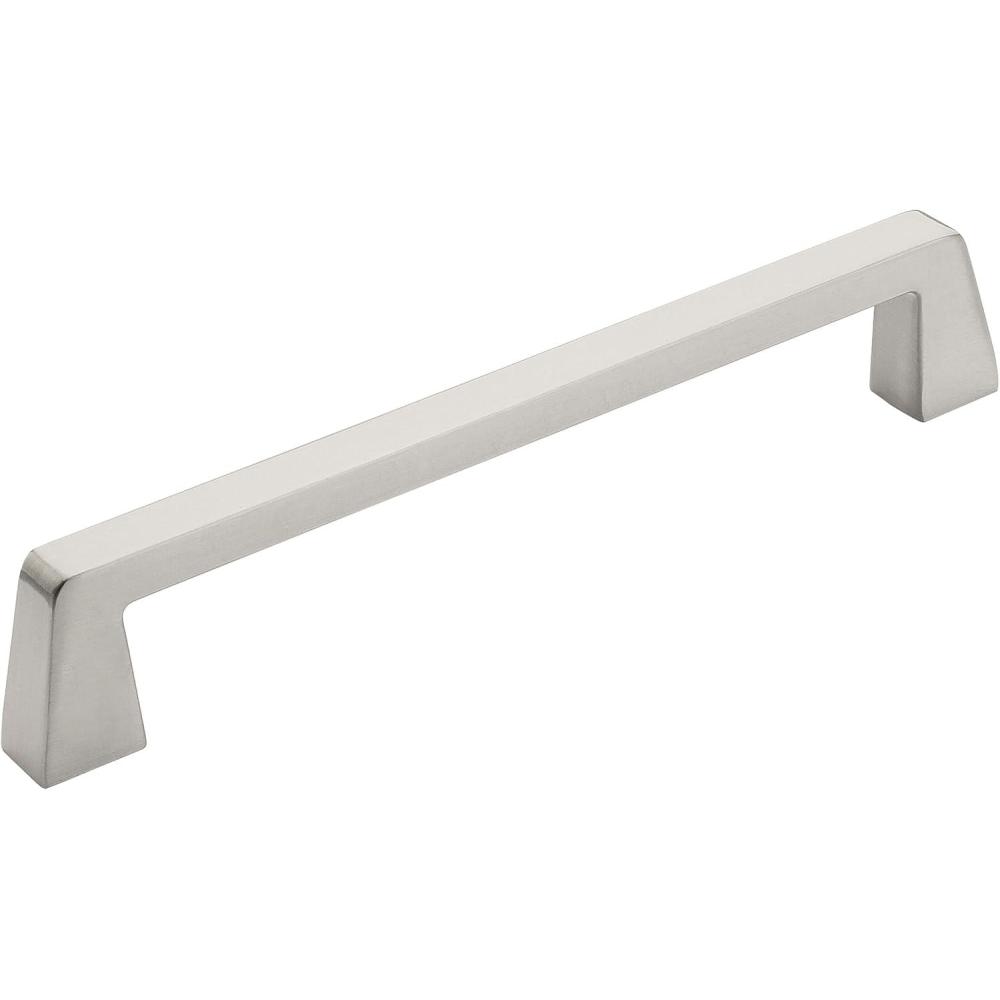 image:imageAmerock Appliance Pull Satin Nickel 8 inch 203 mm Center to Center Blackrock 1 Pack Drawer Pull Drawer Handle Cabinet Hardware