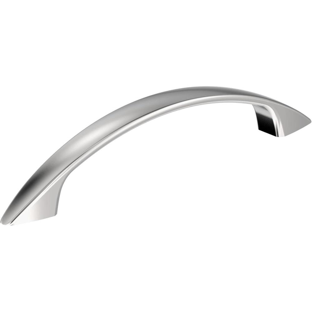 image:imageAmerock  Cabinet Pull  Polished Brass  3 inch 76 mm Center to Center  Everyday Heritage  Drawer Pull  Drawer Handle  Cabinet Hardware Pack of 1Polished Chrome