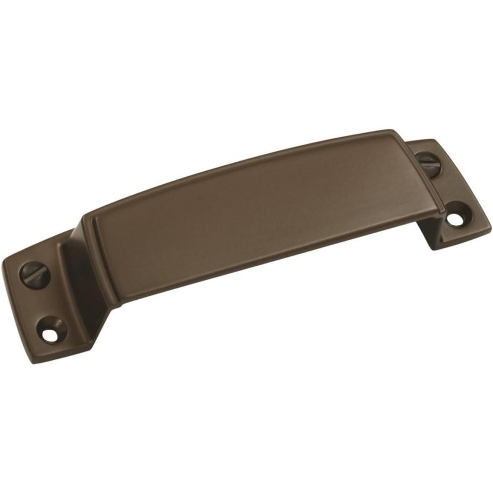 image:imageAmerock 1853561 Highland Ridge 312 in 89 mm CentertoCenter Caramel Bronze Cabinet Cup PullCaramel Bronze