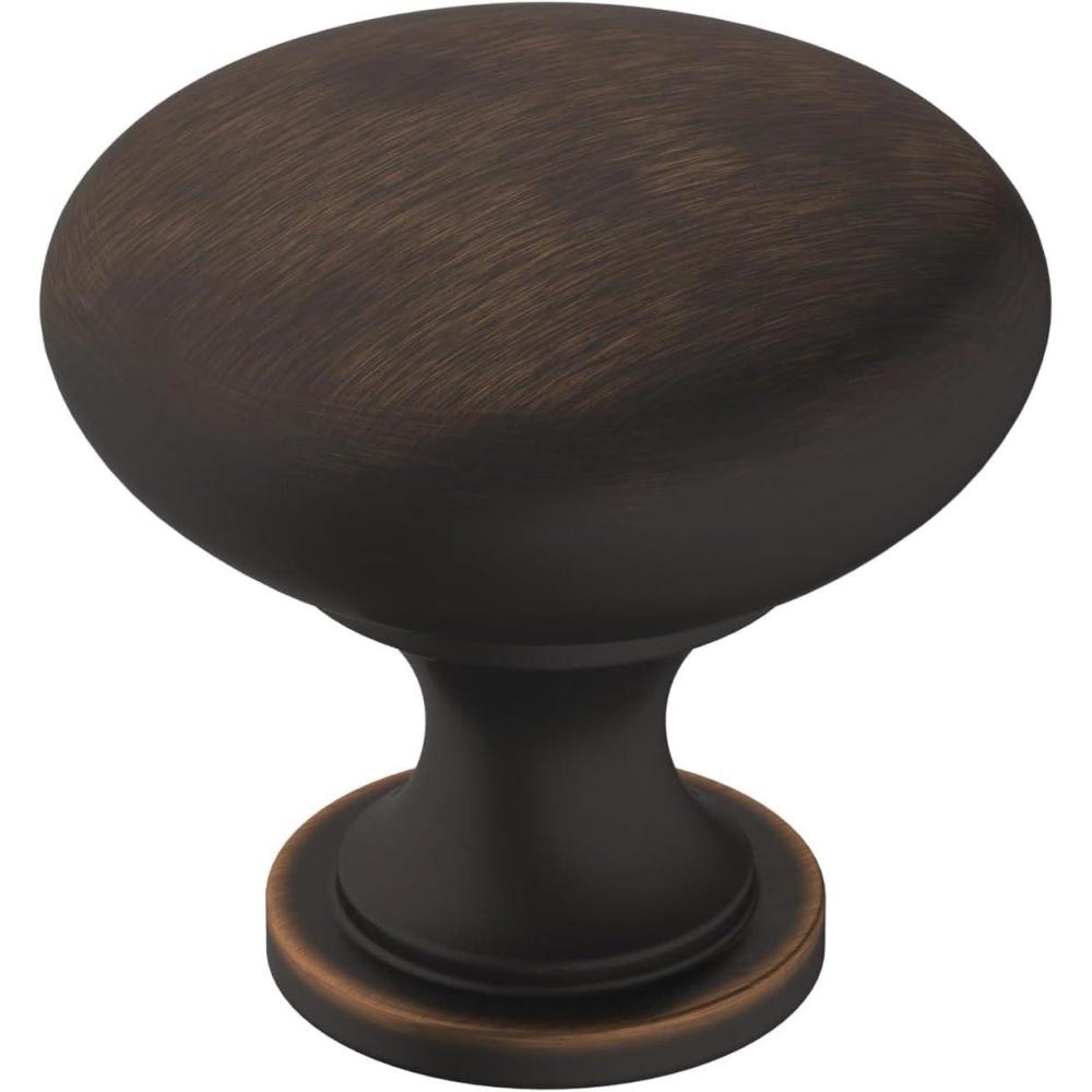 image:imageAmerock Cabinet Knob Polished Chrome 114 inch 32 mm Diameter Era 1 Pack Drawer Knob Cabinet HardwareOil Rubbed Bronze