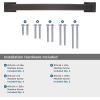 Amerock | Appliance Pull | Antique Silver | 12 inch (305 mm) Center to Center | Candler | 1 Pack | Drawer Pull | Drawer Handle | Cabinet Hardware(Oil Rubbed Bronze)