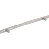 Amerock | Appliance Pull | Polished Nickel | 12 inch (305 mm) Center to Center | Cyprus | 1 Pack | Drawer Pull | Drawer Handle | Cabinet Hardware(Polished Nickel)