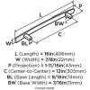 Amerock | Appliance Pull | Polished Nickel | 12 inch (305 mm) Center to Center | Cyprus | 1 Pack | Drawer Pull | Drawer Handle | Cabinet Hardware(Satin Nickel)
