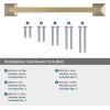 Amerock | Appliance Pull | Polished Nickel | 12 inch (305 mm) Center to Center | Mulholland | 1 Pack | Drawer Pull | Drawer Handle | Cabinet Hardware(Golden Champagne)