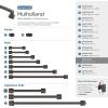 Amerock | Appliance Pull | Polished Nickel | 12 inch (305 mm) Center to Center | Mulholland | 1 Pack | Drawer Pull | Drawer Handle | Cabinet Hardware(Oil Rubbed Bronze)