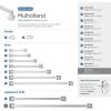 Amerock | Appliance Pull | Polished Nickel | 12 inch (305 mm) Center to Center | Mulholland | 1 Pack | Drawer Pull | Drawer Handle | Cabinet Hardware(Polished Chrome)