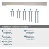 Amerock | Appliance Pull | Satin Nickel | 8 inch (203 mm) Center to Center | Blackrock | 1 Pack | Drawer Pull | Drawer Handle | Cabinet Hardware