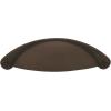 Amerock | Cabinet Cup Pull | Antique Rust | 2-1/2 inch (64 mm) Center to Center | Cup Pulls | 1 Pack | Drawer Pull | Drawer Handle | Cabinet Hardware(Antique Rust)