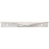 Amerock | Cabinet Edge Pull | Polished Chrome | 4-3/16 inch (106 mm) Center to Center | Aloft | 1 Pack | Drawer Pull | Drawer Handle | Cabinet Hardware(Polished Chrome)
