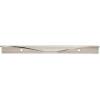 Amerock | Cabinet Edge Pull | Polished Chrome | 4-3/16 inch (106 mm) Center to Center | Aloft | 1 Pack | Drawer Pull | Drawer Handle | Cabinet Hardware(Polished Nickel)
