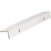 Amerock | Cabinet Edge Pull | Polished Chrome | 4-3/16 inch (106 mm) Center to Center | Aloft | 1 Pack | Drawer Pull | Drawer Handle | Cabinet Hardware(Polished Nickel)
