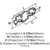 Amerock | Cabinet Pull | Antique English | 2-1/2 inch (64 mm) Center to Center | Everyday Heritage | 1 Pack | Drawer Pull | Drawer Handle | Cabinet Hardware | Metal