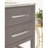 Amerock | Cabinet Pull | Polished Chrome | 6-5/16 inch (160 mm) Center to Center | Separa | 1 Pack | Drawer Pull | Drawer Handle | Cabinet Hardware(Polished Chrome)