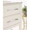 Amerock | Cabinet Pull | Polished Chrome | 6-5/16 inch (160 mm) Center to Center | Separa | 1 Pack | Drawer Pull | Drawer Handle | Cabinet Hardware(Polished Chrome)