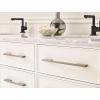 Amerock | Cabinet Pull | Polished Chrome | 6-5/16 inch (160 mm) Center to Center | Separa | 1 Pack | Drawer Pull | Drawer Handle | Cabinet Hardware(Silver Champagne)
