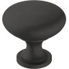 Amerock, Cabinet Knob, Polished Chrome, 1-1/4 inch (32 mm) Diameter, Era, 1 Pack, Drawer Knob, Cabinet Hardware(Matte Black)