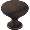 Amerock, Cabinet Knob, Polished Chrome, 1-1/4 inch (32 mm) Diameter, Era, 1 Pack, Drawer Knob, Cabinet Hardware(Oil Rubbed Bronze)