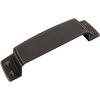 Amerock | Cabinet Cup Pull | Dark Oiled Bronze | 3-1/2 inch (89 mm) Center to Center | Highland Ridge | 1 Pack | Drawer Pull | Drawer Handle | Cabinet Hardware(Dark Oiled Bronze)
