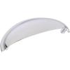 Amerock | Cabinet Cup Pull | Polished Chrome | 3 inch (76 mm) Center to Center | Ravino | 5 Pack | Drawer Pull | Drawer Handle | Cabinet Hardware