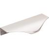 Amerock | Cabinet Edge Pull | Polished Chrome | 4-3/16 inch (106 mm) Center to Center | Aloft | 1 Pack | Drawer Pull | Drawer Handle | Cabinet Hardware(Polished Chrome)