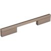 Amerock | Cabinet Pull | Polished Chrome | 6-5/16 inch (160 mm) Center to Center | Separa | 1 Pack | Drawer Pull | Drawer Handle | Cabinet Hardware(Black Brushed Nickel)