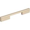 Amerock | Cabinet Pull | Polished Chrome | 6-5/16 inch (160 mm) Center to Center | Separa | 1 Pack | Drawer Pull | Drawer Handle | Cabinet Hardware(Silver Champagne)
