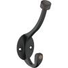 Double Prong Pilltop Coat & Hat Hook in Satin Nickel from Amerock(Oil Rubbed Bronze)