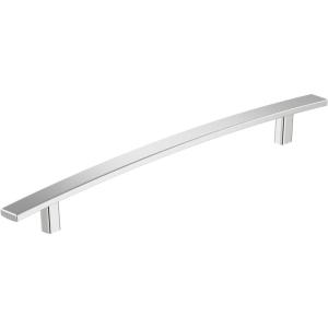 Amerock | Appliance Pull | Polished Nickel | 12 inch (305 mm) Center to Center | Cyprus | 1 Pack | Drawer Pull | Drawer Handle | Cabinet Hardware(Polished Chrome)