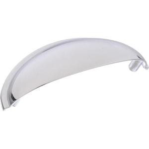 Amerock | Cabinet Cup Pull | Polished Chrome | 3 inch (76 mm) Center to Center | Ravino | 10 Pack | Drawer Pull | Drawer Handle | Cabinet Hardware