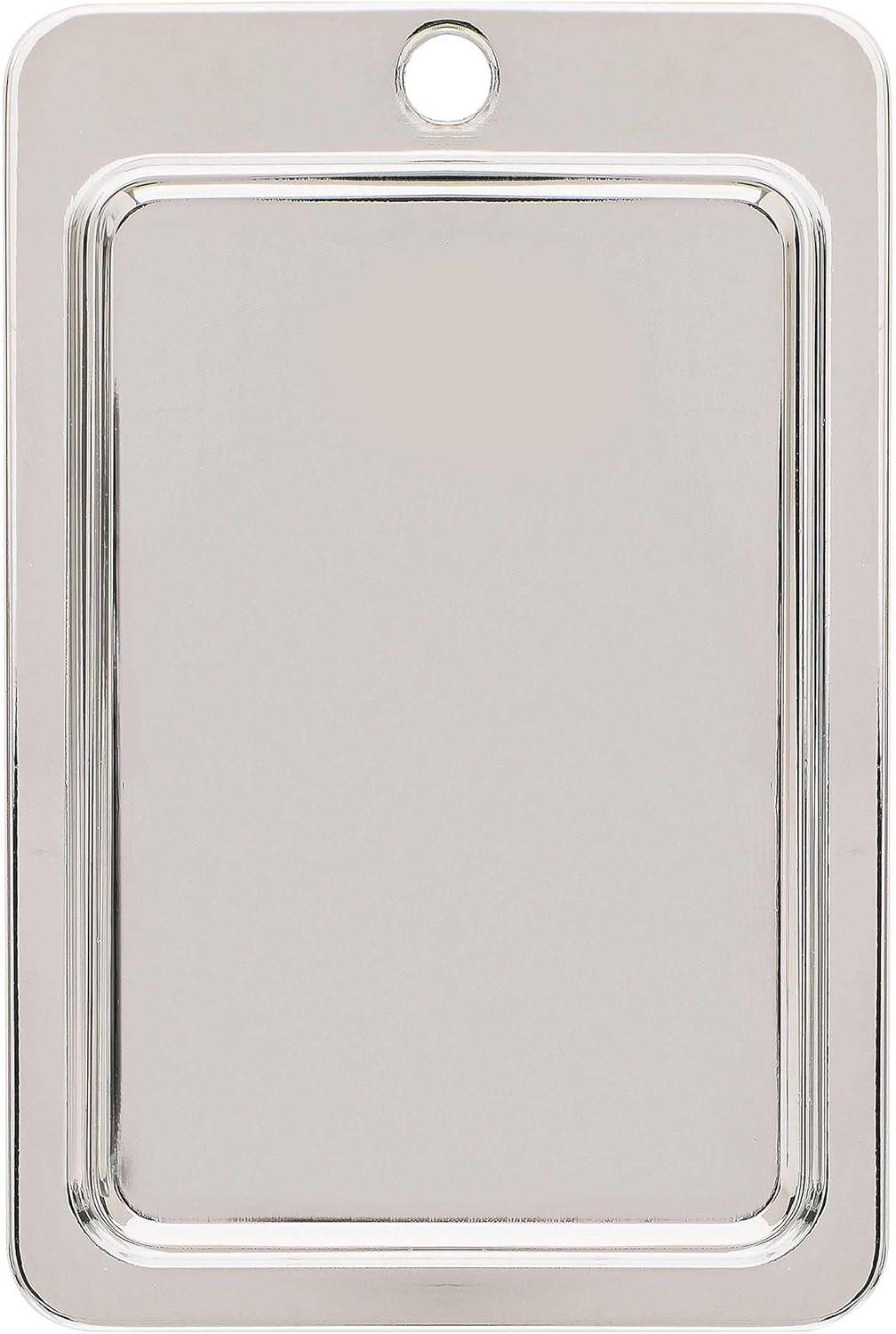 image:imageAmerock Cabinet Pull White Polished Chrome 3 inch 76 mm Center to Center Everyday Heritage 1 Pack Drawer Pull Drawer Handle Cabinet Hardware